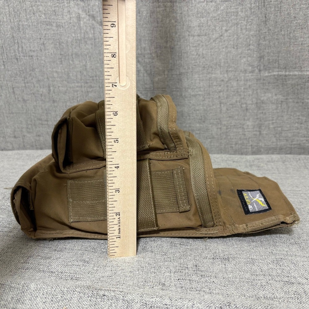 ATLAS 46 Tool Vest 5 Piece One Size Molle System Brown Adjustable Tactical - Picture 10 of 16